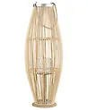 Laterne TAHITI 84 cm Bambus Naturfarben