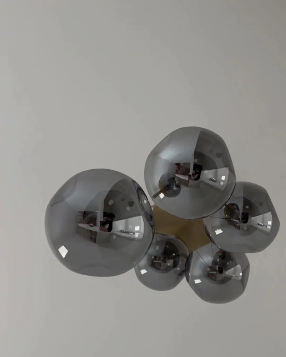 Pendant Lamp RALFES Glass Brass_998046