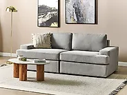 Sofa 3-Sitzer ALLA Stoff Hellgrau_1187119