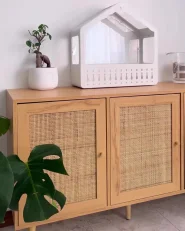 Cabinet PEROTE Rattan Light Brown_951854