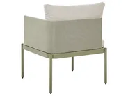 Lounge Set mit Tisch 2-Sitzer TERRACINA Metall Olivgrün_863733