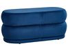 Polsterbank ELLENDALE Samtstoff Marineblau