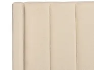 Bed Boucle VILLETTE 140 x 200 cm (EU Double) Beige_882671