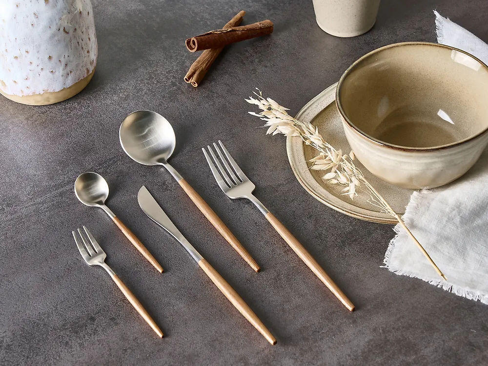Besteckset 30-teilig BAVETTE Silber