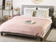 Kuscheldecke GELIK 180 x 200 cm Rosa_787315