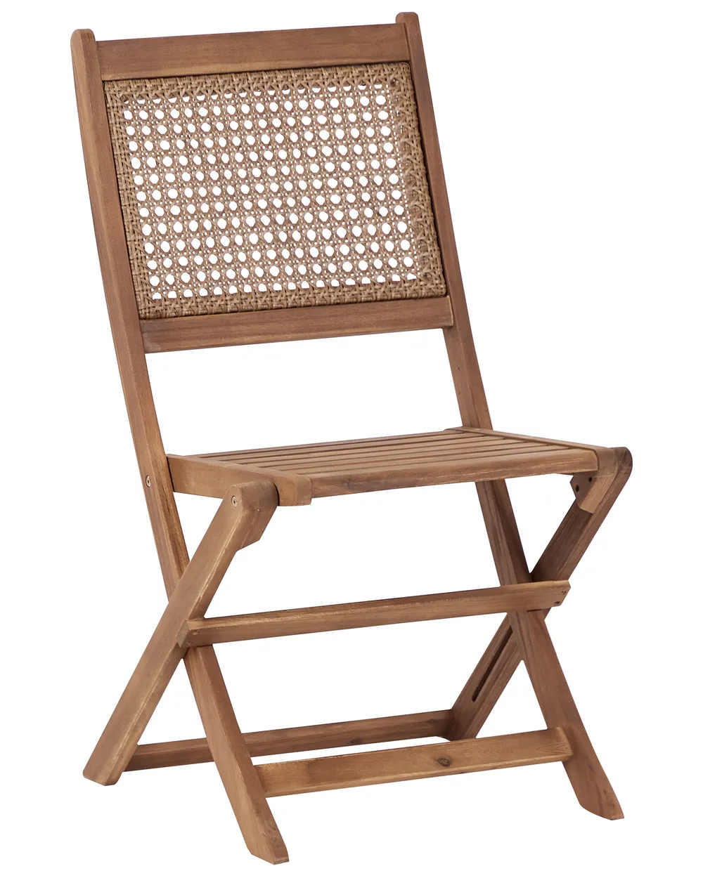 Gartenstuhl 4er Set PARAGGI zertifiziertes Akazienholz Dunkelbraun_928463