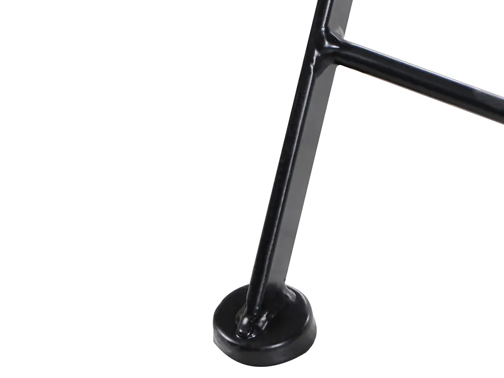 Bistro Set klappbar CORIANO Metall Schwarz_986254