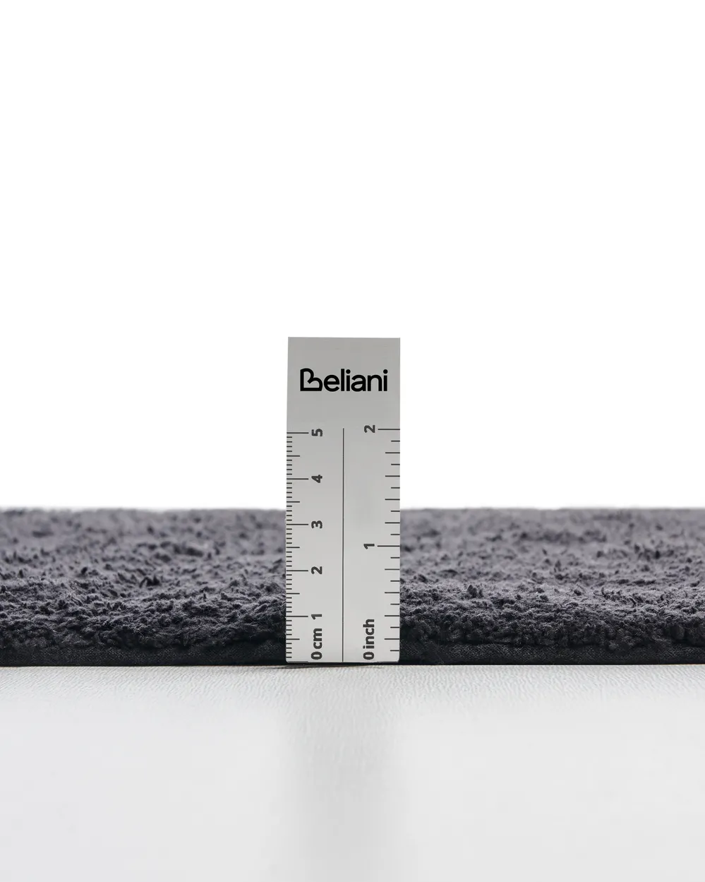 Badematte GOELA Schwarz 60 x 90 cm Baumwolle_1025868