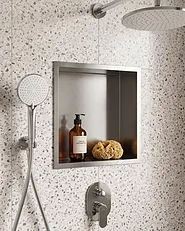 Niche de douche ITAIPU LED Métal Argenté_1134908