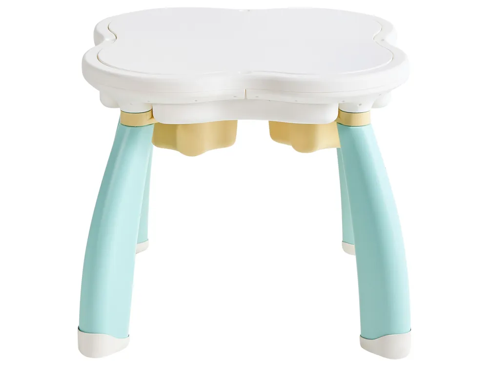 Kids Table with Chairs BUNYAN White/ Blue_1124343