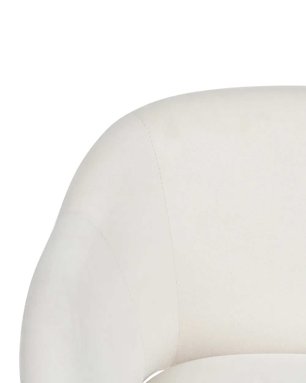 Desk Chair KENMORE Velvet Off-White_1142983