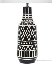 Table Lamp SHEBELLE Ceramic Black_822387