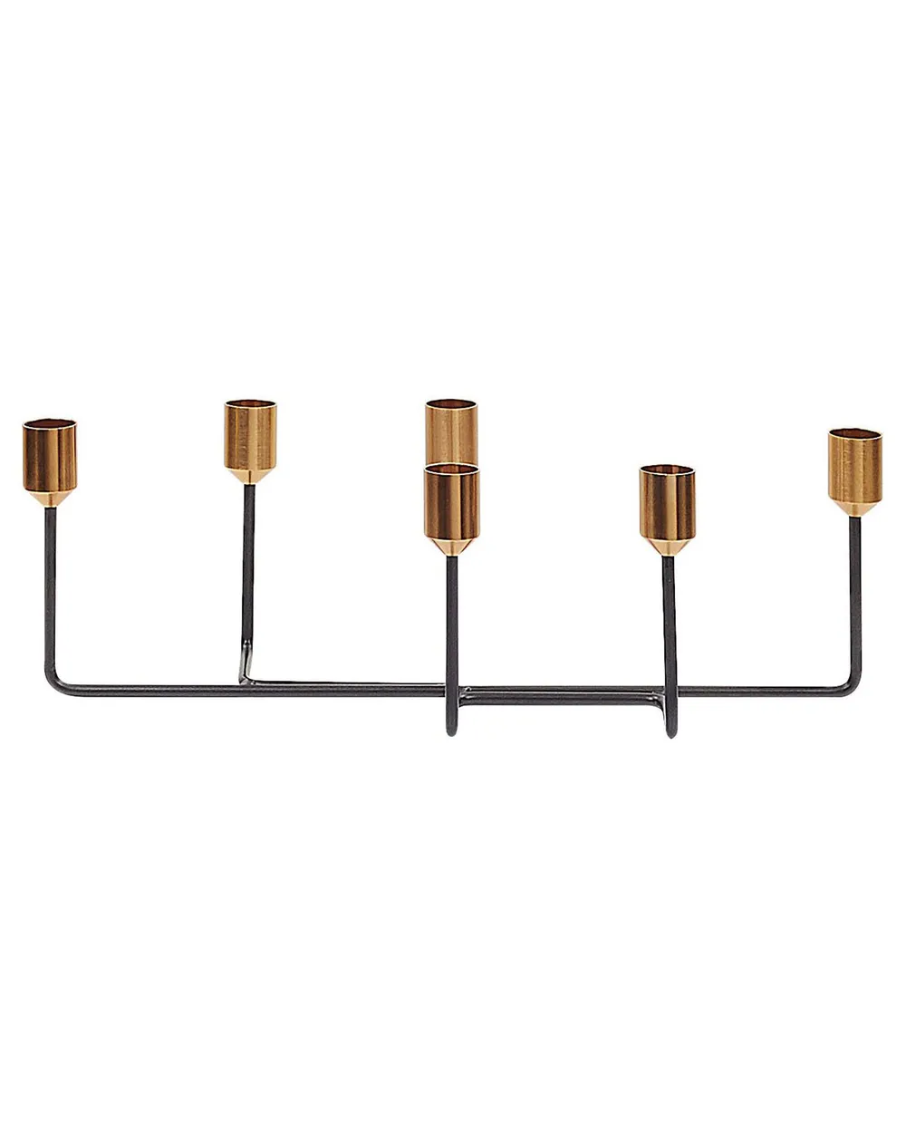 Candle Holder BANGKA 12 cm Metal Black_776588