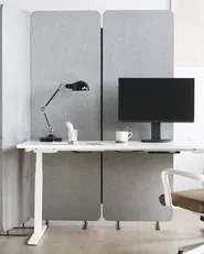 Office Divider STANDI 184 x 184 cm Light Grey_816412