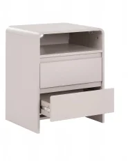 Nachttisch mit 2 Schubladen DORRIGO Hellbeige_1156028