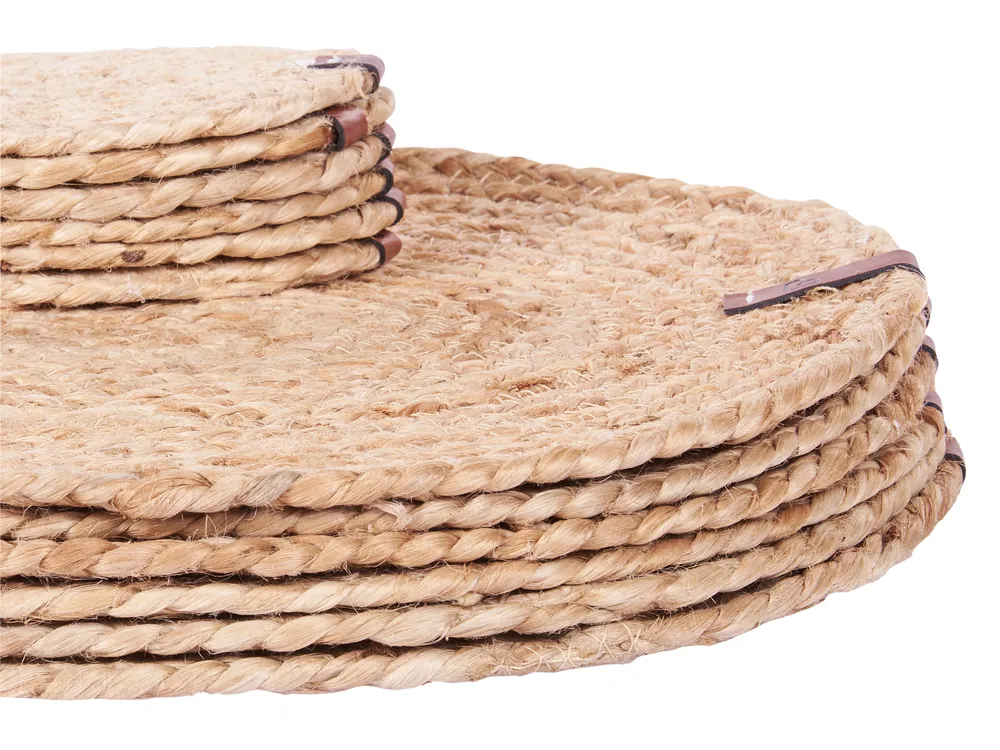 Tischset mit Untersetzern 12-teilig BUSHYLARK Jute Naturfarben_946275