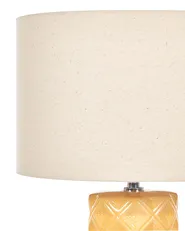 Tischlampe BALONNE Keramik Gelb_822849