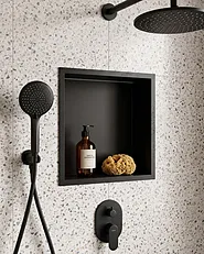 Niche de douche ITAIPU LED Métal Noir_1150145