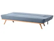Schlafsofa 2-Sitzer KALFAFEL Stoff Blau_1009396