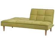 Schlafsofa 3-Sitzer SILJAN Stoff Olivgrün_702099