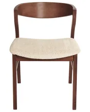 Set of 2 Dining Chairs MAROA Wood Light Beige_934299