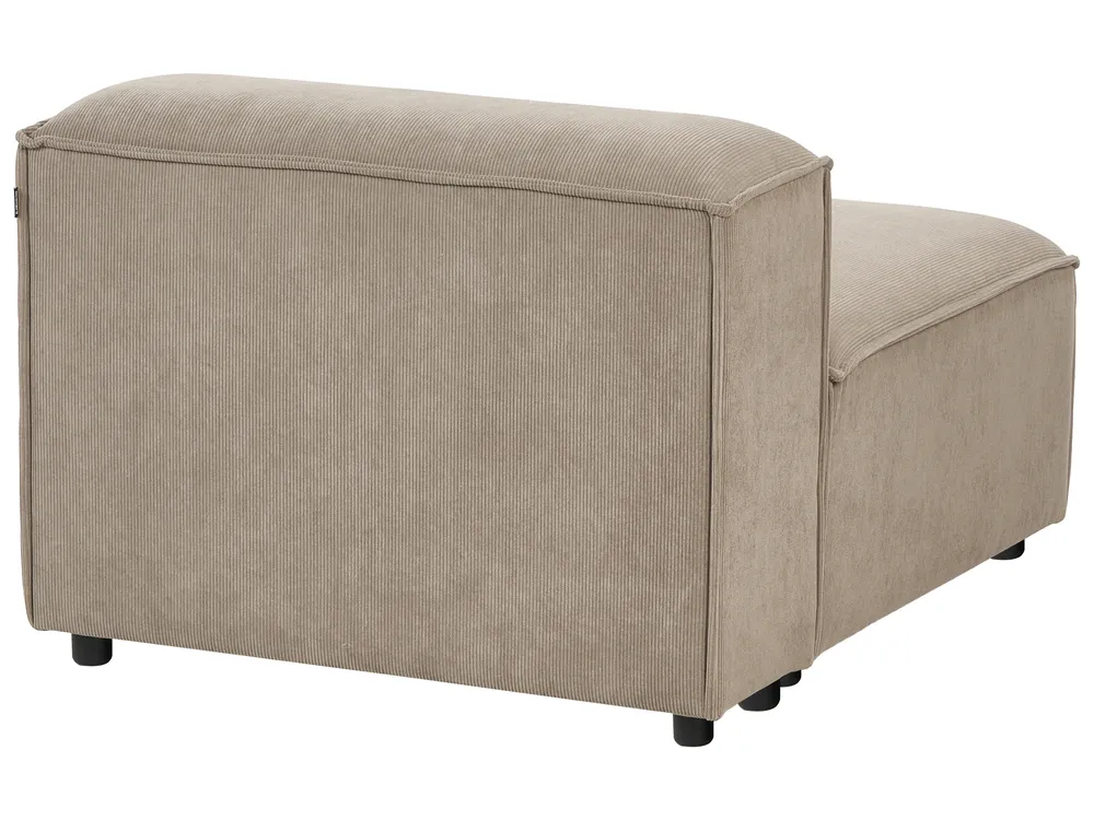 Modul Ecksofa 4-Sitzer ARDAL Cord Hellbraun rechtsseitig_940723