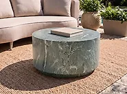 Couchtisch ASIERIO 70 cm 70 cm Marmor Optik Grüner Marmor_1192536
