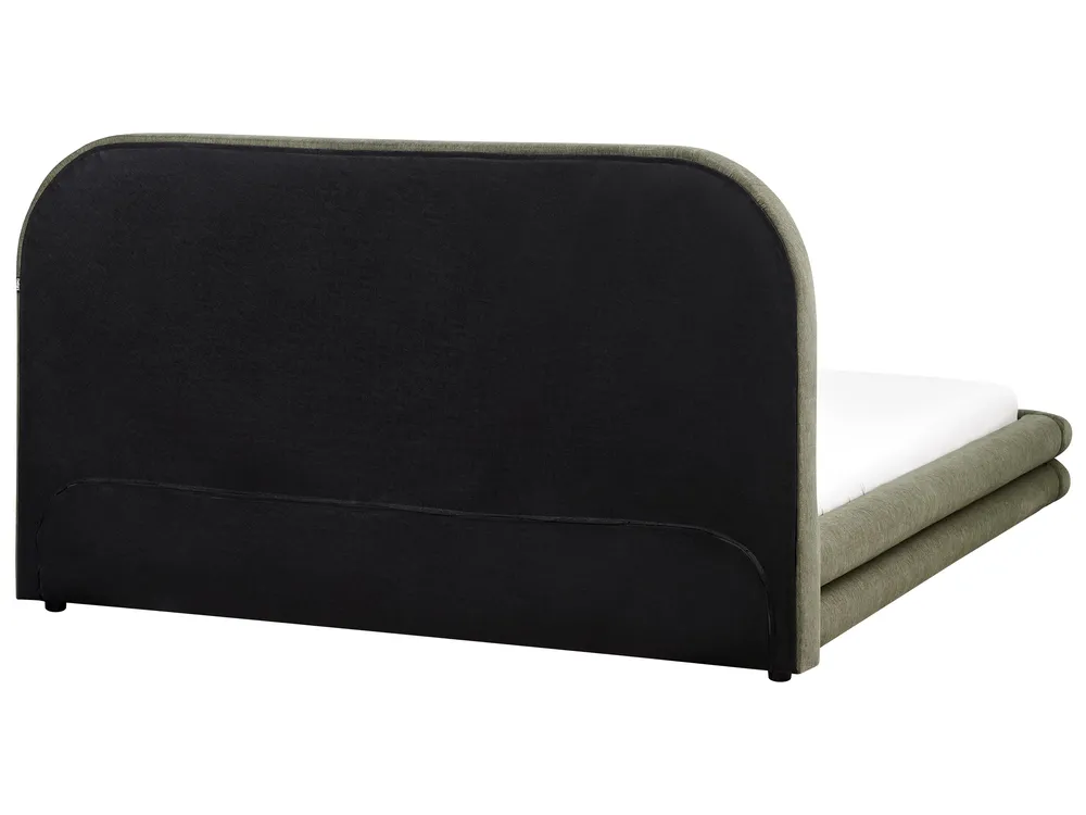 Wasserbett Kunstleinen LAVARDENS 160 x 200 cm Grün_971106