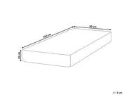 Foam Mattress FLEX 7 PLUS H3/4 Firm 90 x 200 cm (EU Single)_909452