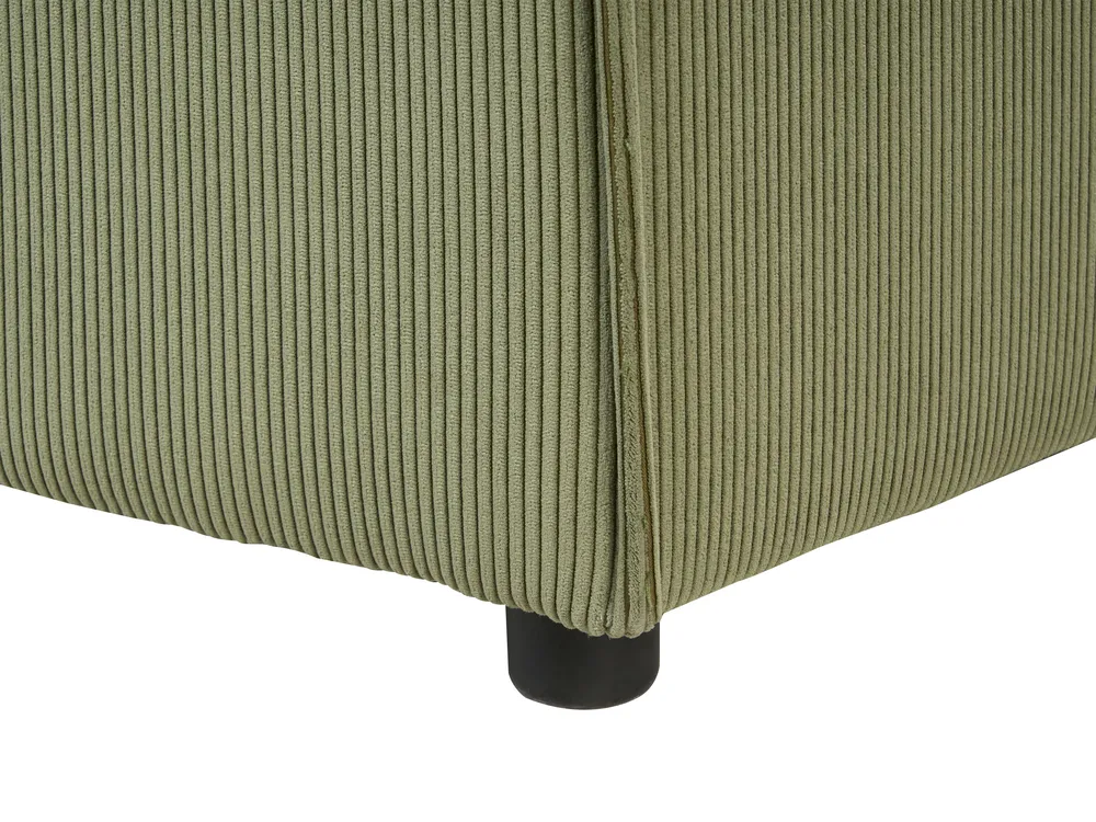 Modul Ecksofa 4-Sitzer ARDAL Cord Grün rechtsseitig_947387