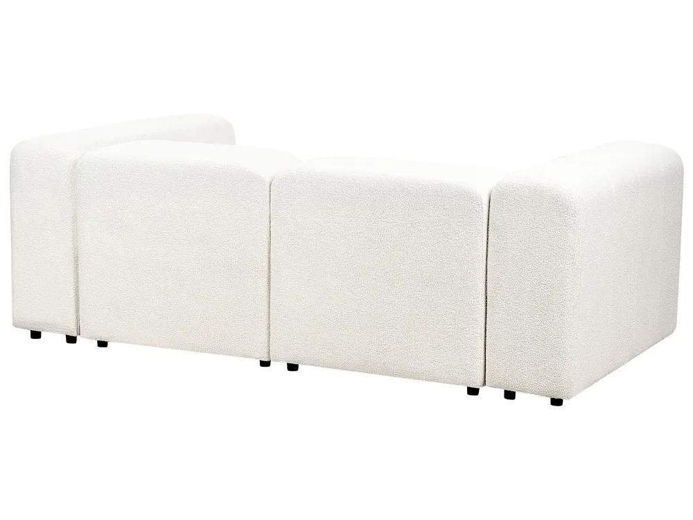 Modulsofa 2-Sitzer FALSTERBO Bouclé Weiß_914861