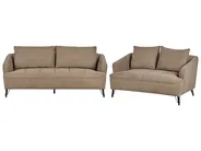 Sofa Set 5-Sitzer HOBRO Stoff Braun_949728