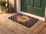 Doormat TAHAN Multicolour 40 x 60 cm Text Coir_904926