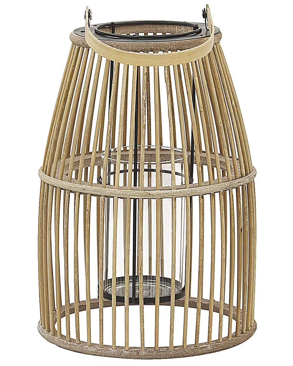 Laterne HOSTE 32 cm Bambus Beige