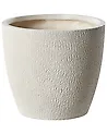 Blumenkübel KANNIA 36 cm Cremeweiß