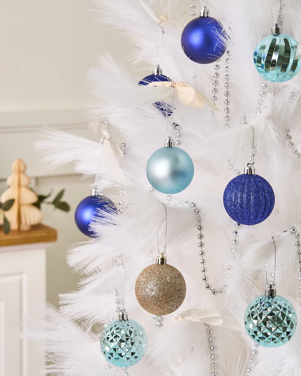 Weihnachtskugel 96er Set PIELINEN Blau_1036683