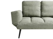 Schlafsofa 2-Sitzer BREKKE Stoff Hellgrün_1068052