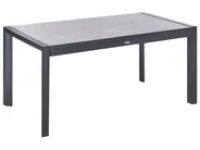 Ausziehbarer Gartentisch BINASCO 160/220 cm 90 cm Steinoptik Grau_1044740