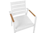 Garden Dining Set 6 Seater VALCANETTO/TAVIANO Metal White_922620