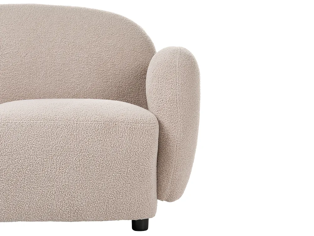 Bank 3-zits JULE Bouclé Beige_1125975