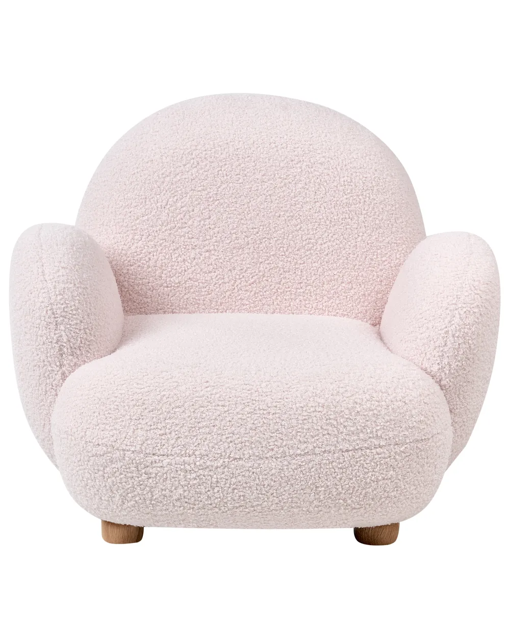 Kids Armchair HEM Boucle Pastel Pink_977329