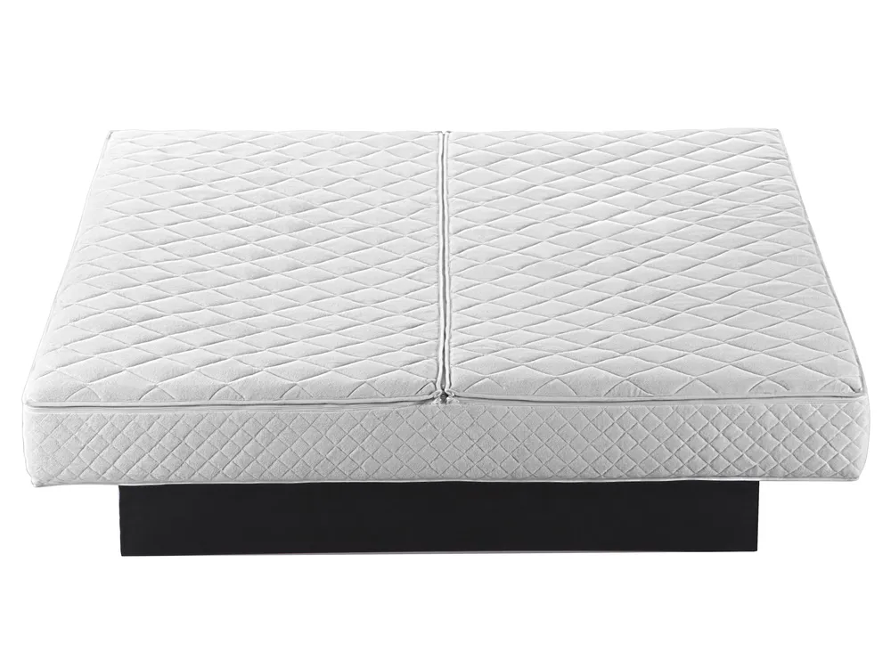 Wasserbett Bouclé ALBI 180 x 200 cm Braun_981681