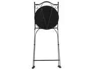 Bistro Set klappbar CIVITA Metall Schwarz_919785