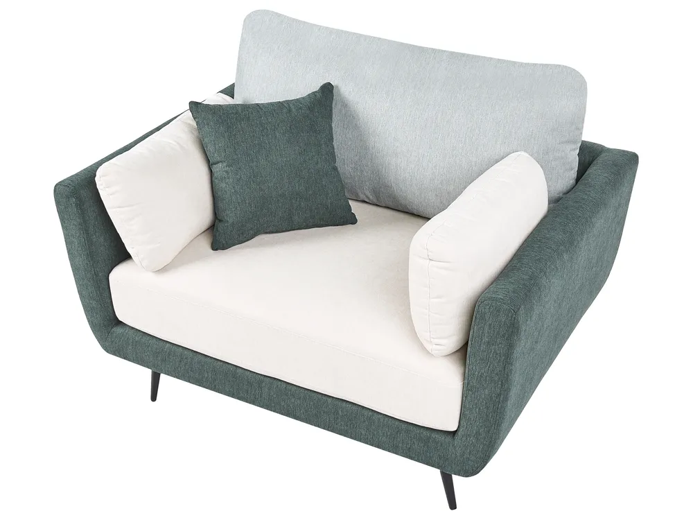 Sofa Set 4-Sitzer BOLGA Stoff Grün_1076239