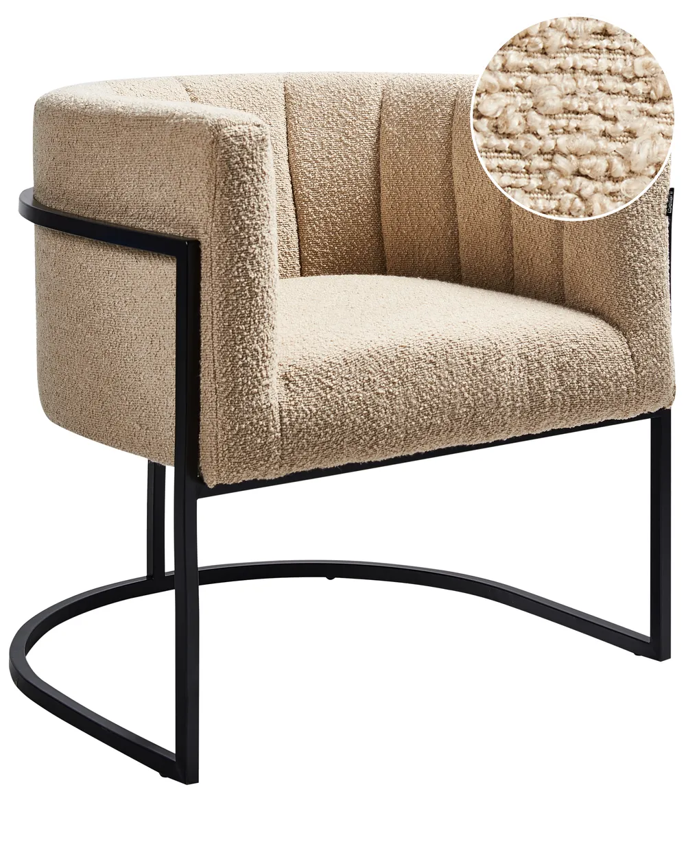 Sessel LARVIK II Bouclé Beige
