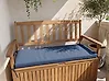 Bankauflage SOVANA 108 x 45 cm Blau