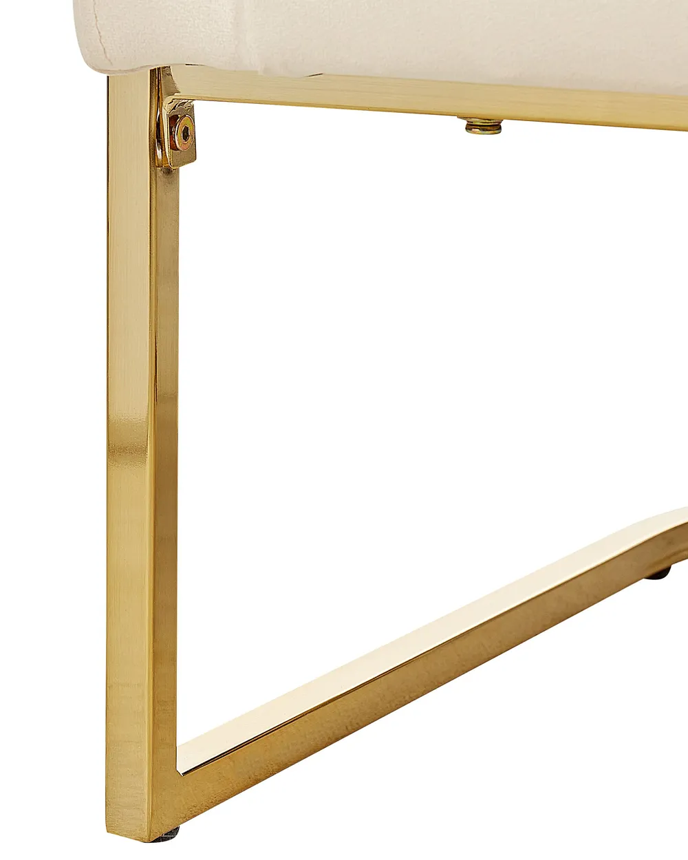 Sessel SIRKKA Samtstoff Hellbeige_872172