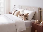 Dekokissen 2er Set BELLE 30 x 50 cm Samtstoff Hellbeige Ohne Muster_1168729