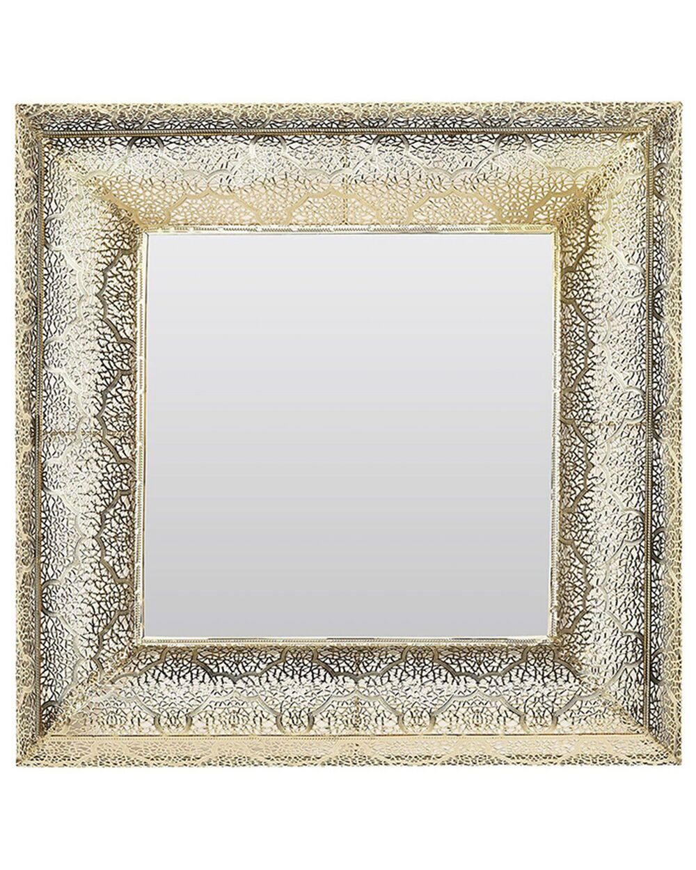 Wall Mirror PLERIN 60 cm x 60 cm Metal Gold