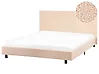 Wasserbett Bouclé ALBI 140 x 200 cm Beige